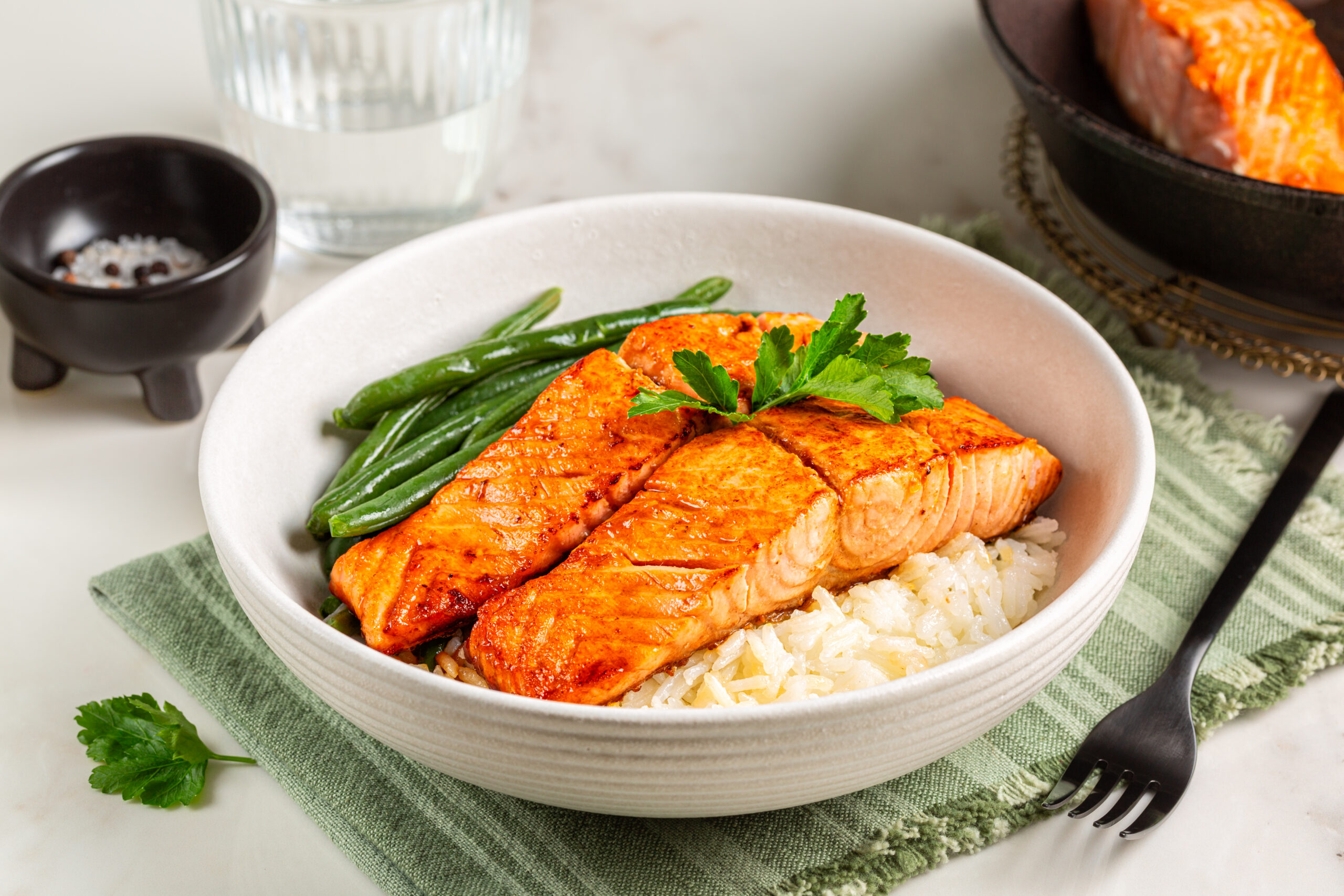 Image of honey garlic salmon